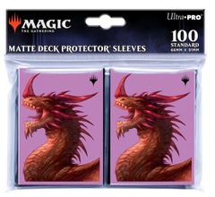 Commander Masters The Ur-Dragon Standard Deck Protector Sleeves (100ct) for Magic: The Gathering